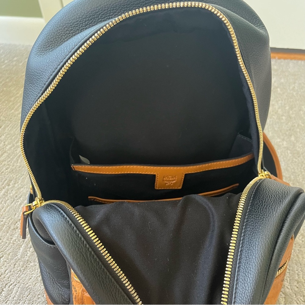 MCM Black and Tan Backpack - Picture 8 of 12